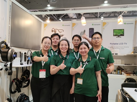 At the Global Sources Consumer Electronics Fair, we achieved positive results